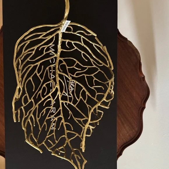 Michael Aram Autumn Leaf Design Vase - Picture 5 of 10